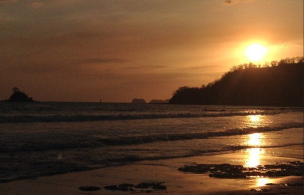 Costa Rican beach