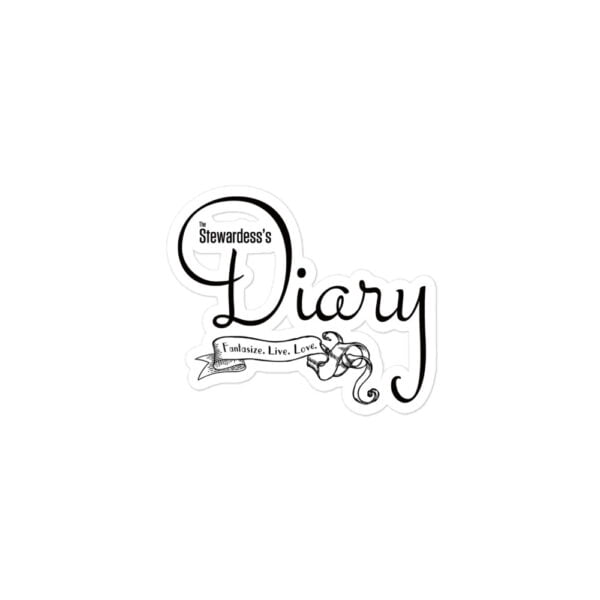 The Stewardess's Diary - Bubble-free sticker