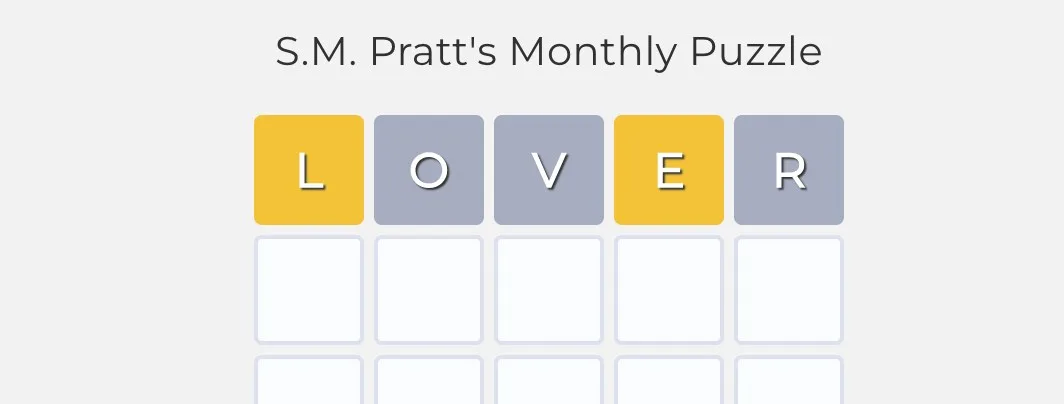 S.M. Pratt's Monthly Word Puzzle